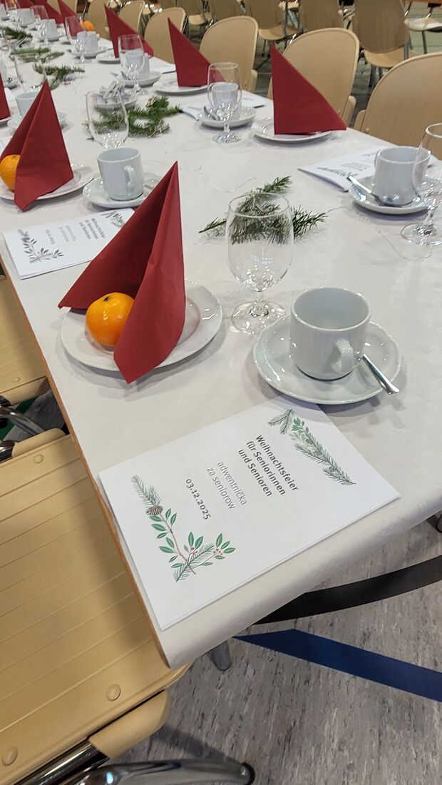 © Stadtverwaltung – Tischdekoration