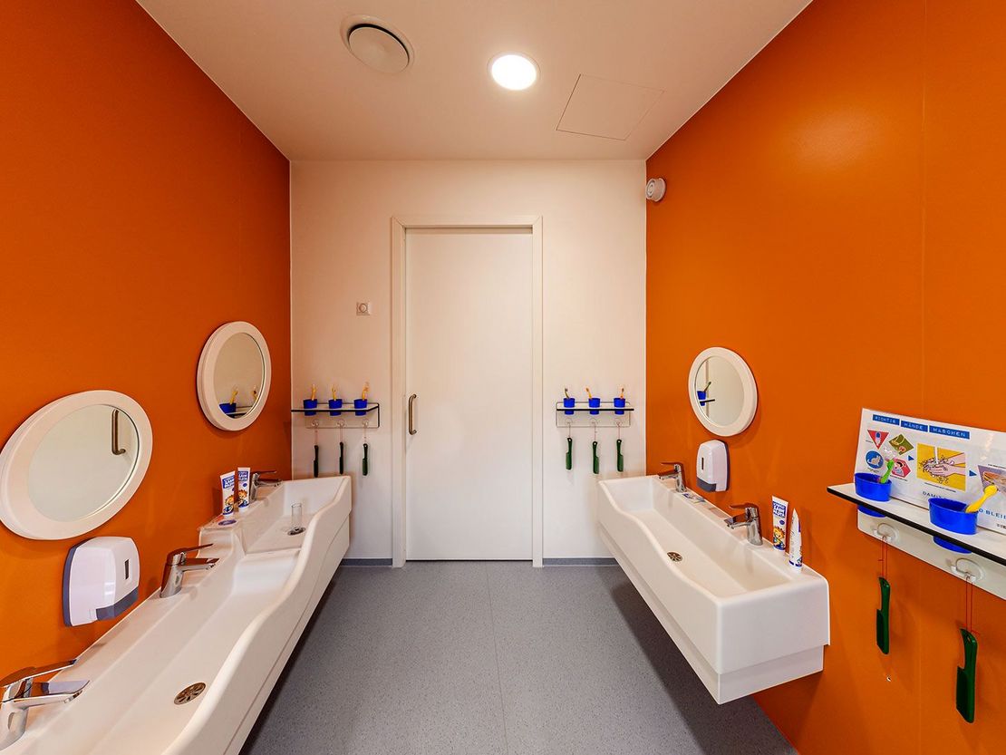 Kita Purzelbaum Waschraum