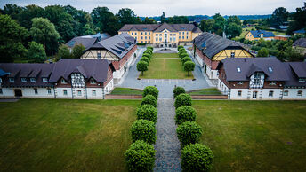 Luftaufnahme der Gutsanlage