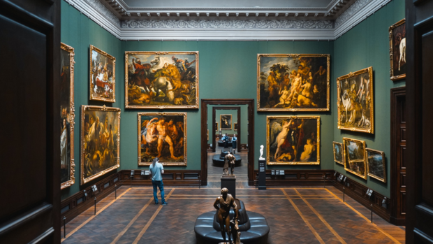 Der Niederländersaal in der Gemäldegalerie Alte Meister in Dresden. Foto: Michael R. Hennig Der Niederländersaal in der Gemäldegalerie Alte Meister in Dresden. Foto: Michael R. Hennig