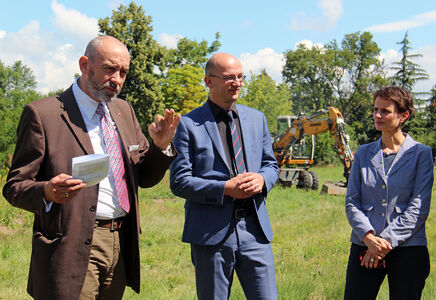 Alexander Ahrens, Dr. Robert Böhmer und Juliane Naumann 