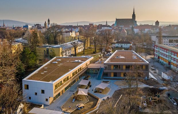 Außenansicht Kita Purzelbaum