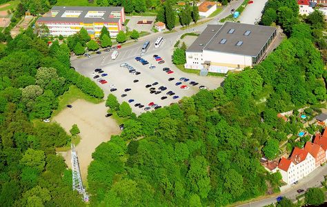 Luftaufnahme Schützenplatz in Bautzen Blick aus der Luft auf den Schützenplatz in Bautzen