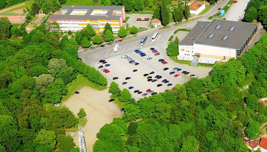 Luftaufnahme Schützenplatz in Bautzen Blick aus der Luft auf den Schützenplatz in Bautzen