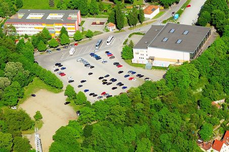 Luftaufnahme Schützenplatz in Bautzen Blick aus der Luft auf den Schützenplatz in Bautzen