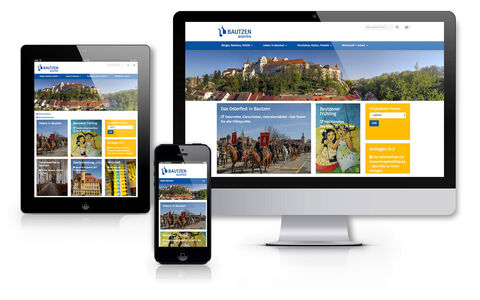 Screenshot der neuen Homepage