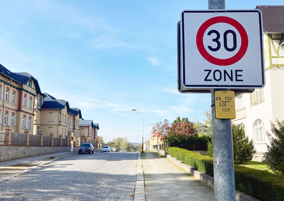 In Der 30 Zone Mit 50 Geblitzt