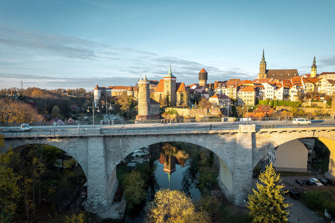 Blick auf die Bautzener Altstadt Blick auf die Bautzener Altstadt