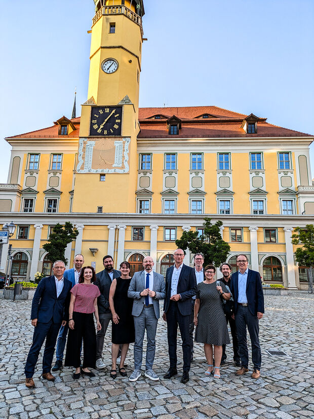 Gruppenbild Auftakt Innovationskorridor Dresden – Bautzen – Görlitz
