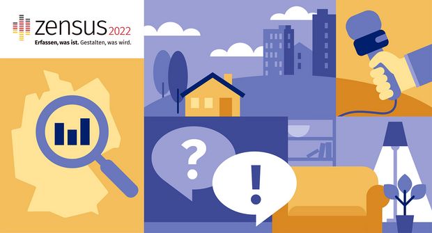 Plakatmotiv Zensus 2022