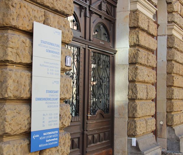 Gewandhaus Stadtverwaltung Gebäude Gewandhaus, Innere Lauenstraße 1