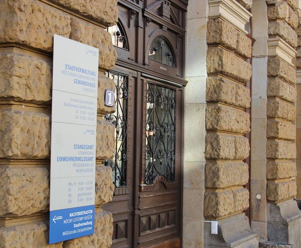 Gewandhaus Stadtverwaltung Gebäude Gewandhaus, Innere Lauenstraße 1