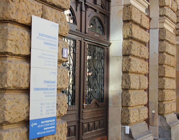 Gewandhaus Stadtverwaltung Gebäude Gewandhaus, Innere Lauenstraße 1