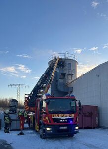 Silobrand Teichnitz © Berufsfeuerwehr