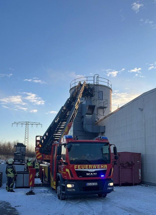 Silobrand Teichnitz © Berufsfeuerwehr Silobrand Teichnitz © Berufsfeuerwehr