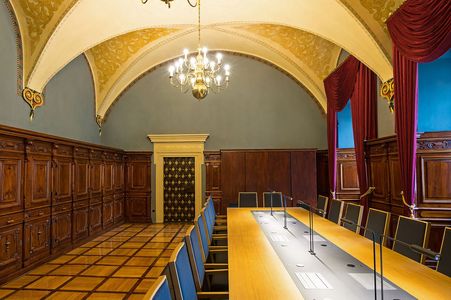 Ratssaal im Rathaus Bautzen