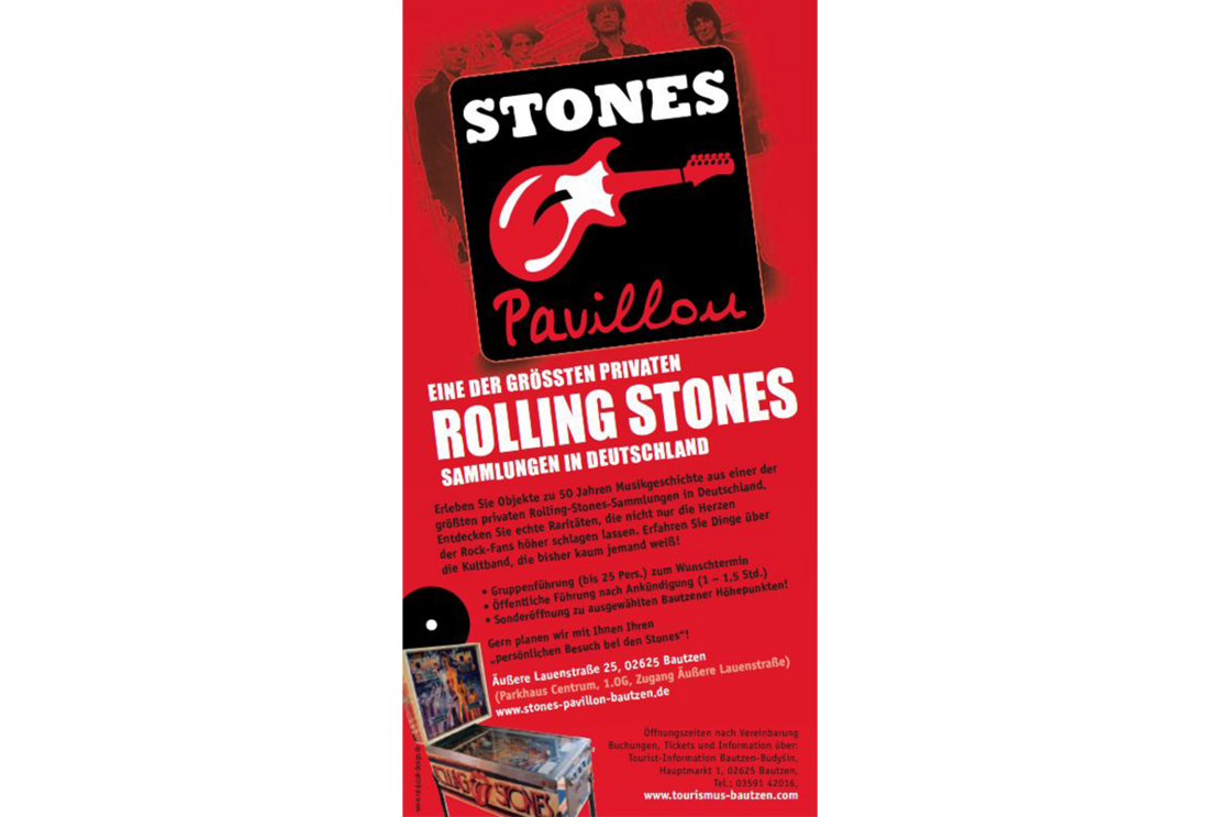 Informationsflyer Stones Pavillon
