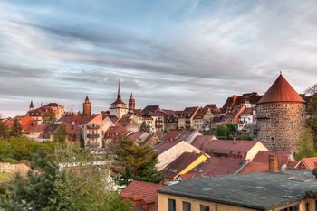 Abendlicht über den Dächern von Bautzen