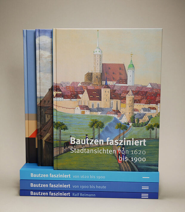 Die drei Bände der Reihe „Bautzen fasziniert“ Die drei Bände der Reihe „Bautzen fasziniert“