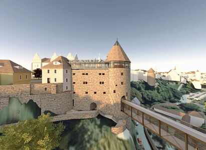 Vision Spreequerung 3D Animation der Spreequerung